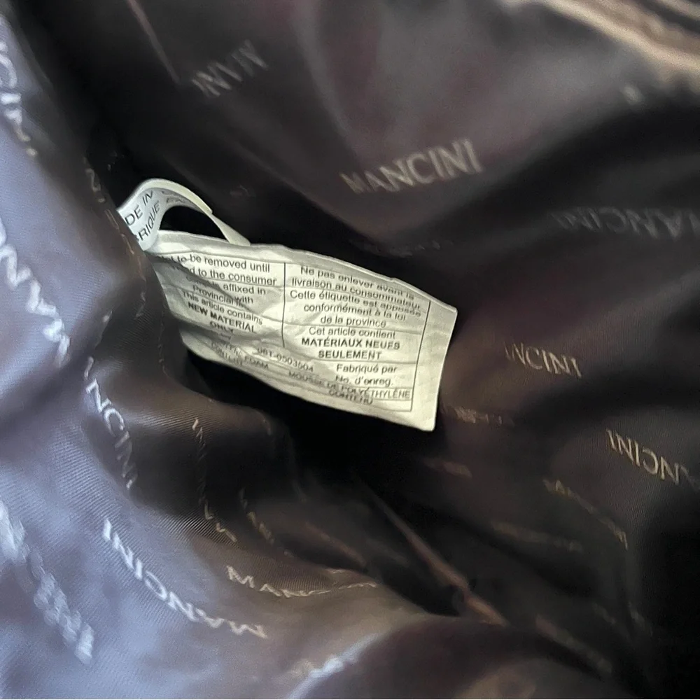 NWT! Mancini 100% Leather, Flap Messenger Bag for Laptops and Tablets, Brown - Picture 11 of 13